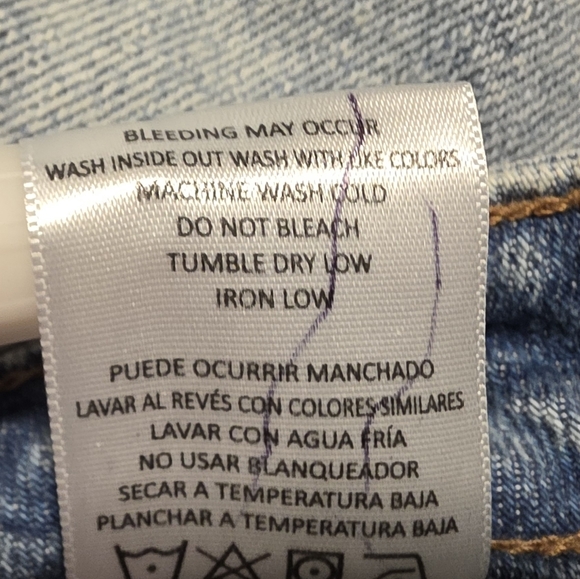 Cello Distressed Flare Blue Jeans (JEA37) - Picture 3 of 12